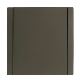 Выключатель 1-клавишный 10А FP301, FORTE&PIANO, серый, IEK FP-V10-0-10-1-K03