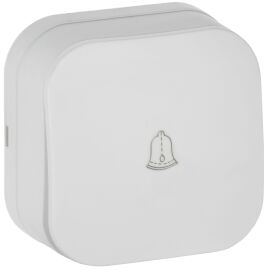 GLORY Выключатель 1-клавишный для открытой установки самовозвратный 10А ВСс20-1-0-ХБм белый матовый 