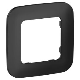 FLITE Рамка 1-местная РУ-1-А-ФлЧ черный IEK