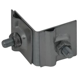 Держатель проводника круглого 6-10мм для фальца угловой h=40мм оцинкованная сталь TD IEK