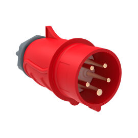 Вилка переносная ССИ-025, 32А-6ч/200/346-240/415В, 3Р+РЕ+N, IP44, IEK PSN02-032-5