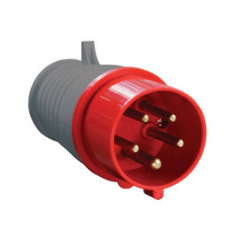 Вилка переносная ССИ-015, 16А, 380-415В, 3Р+РЕ+N, IP44, IEK PSR02-016-5