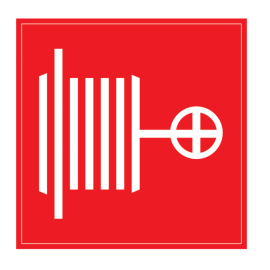 Этикетка самоклеящаяся: 150х150мм, "Пожарный кран", IEK YPC10-POGKR-5-010