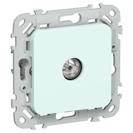 FLITE Розетка TV экранированная проходная тип M РТВм-1-1-2-ФлХЛ холодный лед IEK