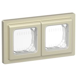 FLITE Рамка 2-местная IP55 Рпро-2-55-ФлШ шампань IEK