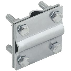 Зажим крестообразный с разделителем полоса/пруток-полоса/пруток 30/8мм оцинкованная сталь IEK