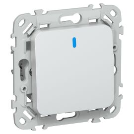 FLITE Выключатель 1-клавишный с индикацией 10А ВС11-1-1-ФлЖ жемчуг IEK