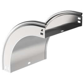 Поворот плавный 90 град. тип В20 50х200мм ESCA, IEK CPV41-0-90-050-200