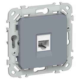 FLITE Розетка компьютерная RJ45 категория 5Е UTP РК5е-1-0-ФлМ маренго IEK