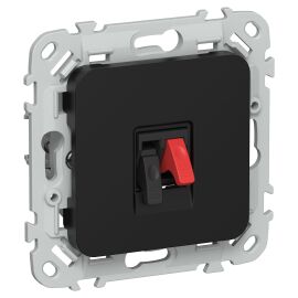 FLITE Розетка аудио РА-1-ФлЧ черный IEK