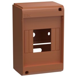 UNION Mini Корпус пластиковый КМПн-4 IP20 без двери дуб IEK