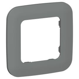 FLITE Рамка 1-местная РУ-1-А-ФлМА мокрый асфальт IEK