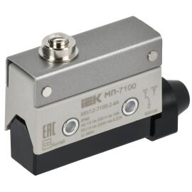 Микропереключатель концевой МП-7100 толкатель IP40 IEK