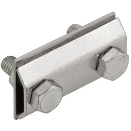 Зажим соединительный сквозной пруток-пруток 8мм нержавеющая сталь IEK