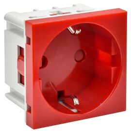 PRIMER РКС-20-30-П-К Розетка с заземляющим контактом защитной шторкой и винтовым зажимом (2 модуля) 