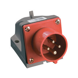 Вилка стационарная ССИ-514, 16А, 380-415В, 3Р+РЕ, IP44, IEK PSR52-016-4