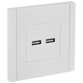 FORTE&PIANO Розетка USB A+A 3,1А FP249 белый IEK