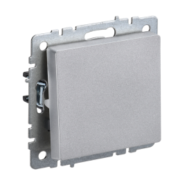 Выключатель 1-клавишный, перекрестный, 10А, ВС10-1-3-БрА, алюминий, BRITE IEK BR-V13-0-10-K47