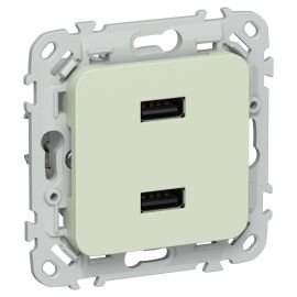 FLITE Розетка USB A+A 3,1А РЮ-2-ФлП панг IEK