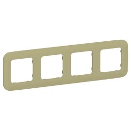 FLITE Рамка 4-местная РУ-4-А-ФлО оливковый IEK