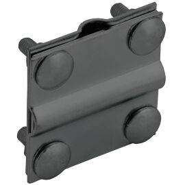 Зажим крестообразный с разделителем полоса/пруток-полоса/пруток 40/12мм оцинкованная сталь TD IEK