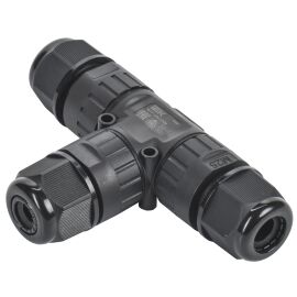 Коннектор кабельный герметичный WTP-306 3 PIN IP68 IEK