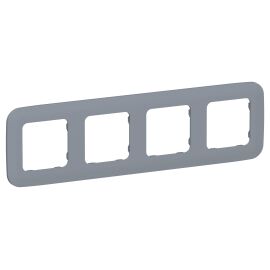 FLITE Рамка 4-местная РУ-4-А-ФлМ маренго IEK