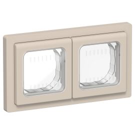 FLITE Рамка 2-местная IP55 Рпро-2-55-ФлЛ льняной IEK