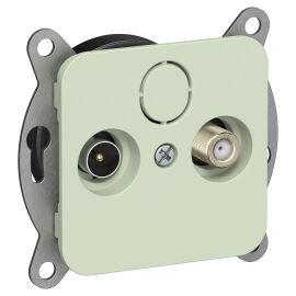 FLITE Розетка 2-местная TV+SAT экранированная оконечная РТВс-2-1-1-ФлП панг IEK