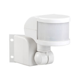 Датчик движения ДД 018В, 1100Вт, 270град., 12м, IP44, белый, IEK LDD10-018B-1100-001