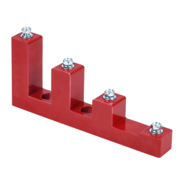 Изолятор ступенчатый ИСв4-30 (М8) силовой с болтом, IEK YIS11-4-30-8-B