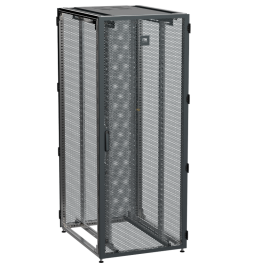 Шкаф напольный 19", 45U, 800х1200мм, перф. одностворч. двери, черный, ITK ZP05-45U-0812-PP-R