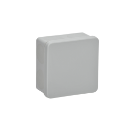 Коробка распаячная двухкомпонентная, 80х80х40мм, IP67, серая, КМ42435, IEK UKO21-080-080-040-K41-66