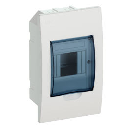 Корпус пластиковый ЩРВ-П-4, IP41, белый, IEK MKP12-V-04-40-20