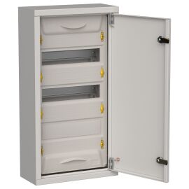 TITAN 5 Корпус металлический ЩРн-36 (1х36) 585х310х140мм IP31 серый (одна дверь) IEK