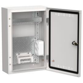 TITAN 5 Корпус мультимедиа ЩРн-24 (1х24) 460х310х140мм IP30 белый IEK