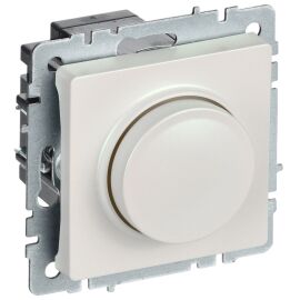 BRITE Светорегулятор поворотно-нажимной 600Вт СС10-1-0-БрЖ жемчуг IEK