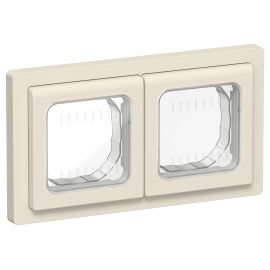 FLITE Рамка 2-местная IP55 Рпро-2-55-ФлСл сливочный IEK
