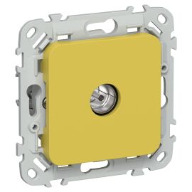 FLITE Розетка TV экранированная оконечная тип M РТВм-1-1-1-ФлЖК желтый карри IEK