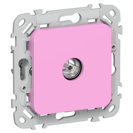 FLITE Розетка TV экранированная проходная тип M РТВм-1-1-2-ФлПр пурпурный IEK