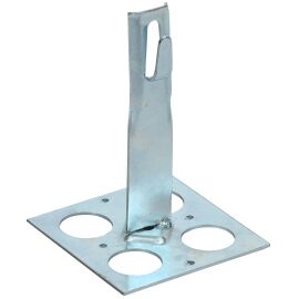 Держатель проводника круглого 6-8мм для плоской кровли h=150мм оцинкованная сталь HDZ IEK