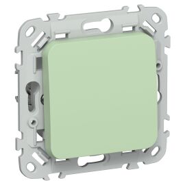 FLITE Выключатель 1-клавишный кнопочный 10А ВС11-2-0-ФлФ фисташковый IEK