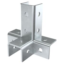 Соединитель угловой четырехсторонний для STRUT-профиля EZ IEK