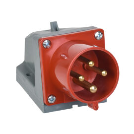 Вилка стационарная ССИ-524, 32А, 380-415В, 3Р+РЕ, IP44, IEK PSR52-032-4