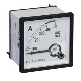 Амперметр Э47 400/5А кл. точн. 1,5 96х96мм, IEK IPA20-6-0400-E