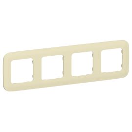 FLITE Рамка 4-местная РУ-4-А-ФлН навахо IEK