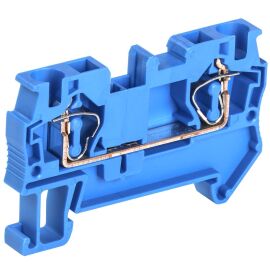 Клемма пружинная КПИ 2в-4 41А синяя IEK