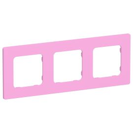 FLITE Рамка 3-местная РУ-3-К-ФлПр пурпурный IEK