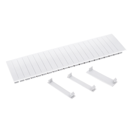 Заглушка 12 модулей белая, IEK YZM10-12-K01