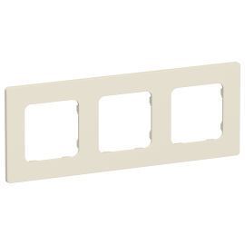 FLITE Рамка 3-местная РУ-3-К-ФлСл сливочный IEK